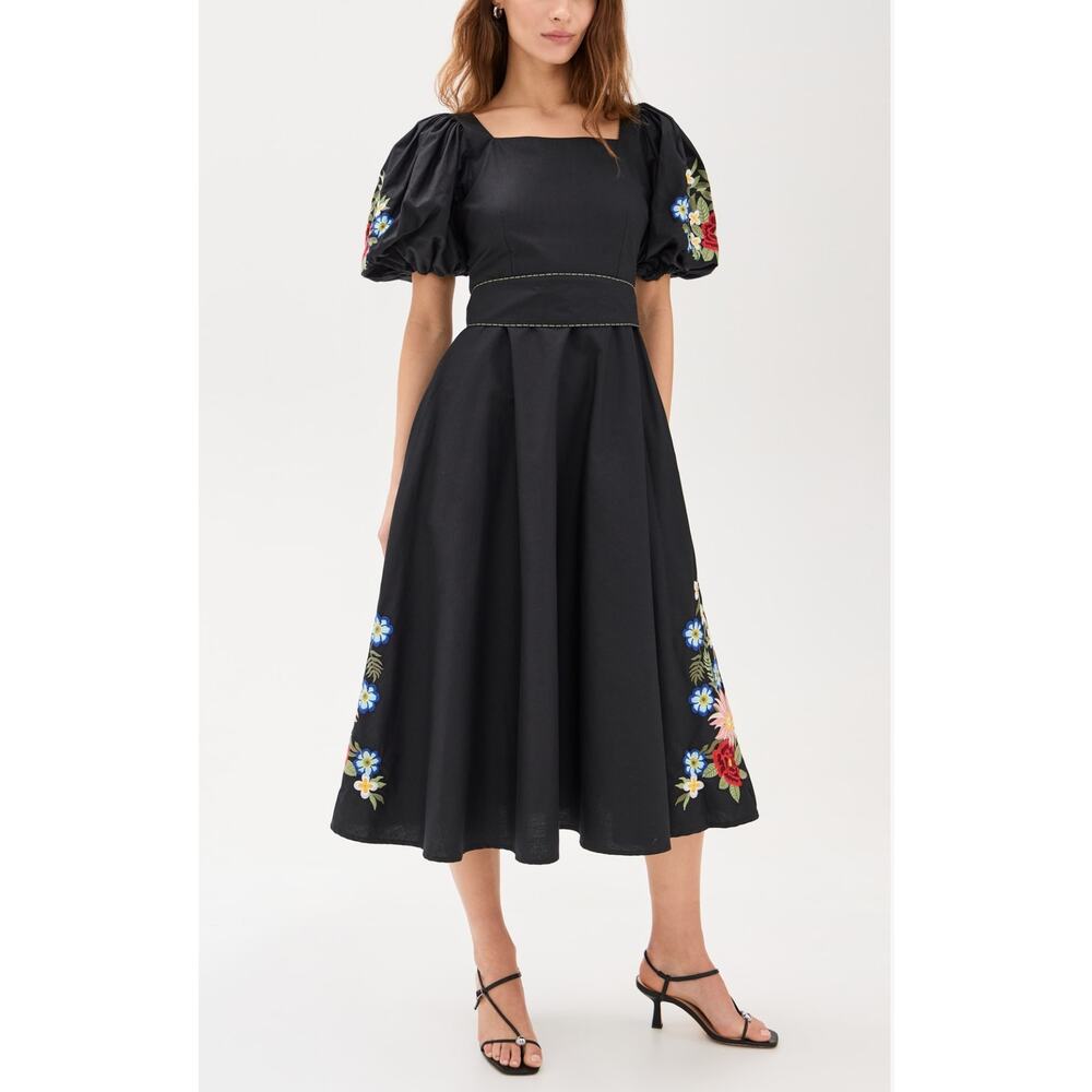 Fanm Mon Maude Dress in Black Small NWT